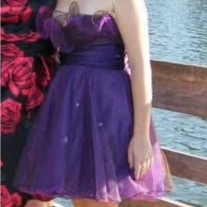 Purple prom/homecoming dress, short size 9/10